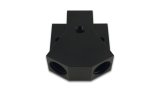 Vibrant Billet Aluminum Y-Block Fitting with 1/8in NPT Port -8AN x Dual -8AN ORB thumbnail 1