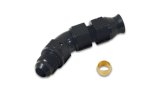 Vibrant 45 Degree 1/2in Tube to Male -8AN Flare Adapter w/ Olive Inserts thumbnail 1