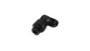 Vibrant -8AN Male Flare to Male -6AN ORB Swivel 90 Degree Adapter Fitting - Anodized Black thumbnail 4