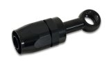Vibrant -8AN Banjo Hose End Fitting for use with M12 or 7/16in Banjo Bolt - Aluminum Black thumbnail 3