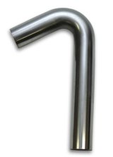 Vibrant 3.5in OD x 3in CLR 304 Stainless Steel Tubing 120 Degree Mandrel Bend thumbnail 2