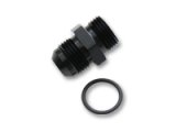 Vibrant -3AN Male Flare to -3 ORB Male Straight Adapter w/O-Ring - Anodized Black thumbnail 3
