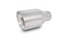 Vibrant 2.50in Inlet I.D. 3.50in Outlet O.D. Round Stainless Steel Tip (Double Wall Angle Cut) thumbnail 3