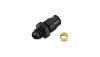 Vibrant -8AN Male to 0.375in Tube Adapter Fitting (w/Brass Olive Insert) thumbnail 4