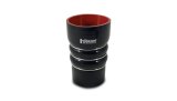 Vibrant Silicone Coupling 4 Ply Aramid CAC Transition Hose 4in x 3.5in Inlet/Outlet - Black thumbnail 3
