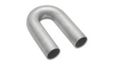 Vibrant 321 Stainless Steel 180 Degree Mandrel Bend 2.00in OD x 3.00in CLR 16 Gauge Wall Thickness thumbnail 1