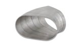 Vibrant 45 Degree Horizontal Plane Oval 304SS Pie Cuts Nominal Tube 3.50in thumbnail 1