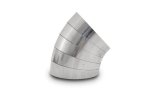 Vibrant 45 Degree Vertical Plane Oval 304SS Pie Cuts Nominal Tube 3.50in thumbnail 1