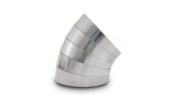 Vibrant 45 Degree Vertical Plane Oval 304SS Pie Cuts Nominal Tube 3.50in thumbnail 3