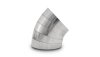 Vibrant 45 Degree Vertical Plane Oval 304SS Pie Cuts Nominal Tube 3.50in thumbnail 5