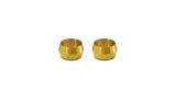 Vibrant 5/8in Brass Olive Hardline Tubing Inserts (2 Pack) thumbnail 3