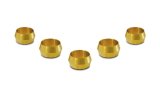 Vibrant 5/8in Brass Olive Hardline Tubing Inserts (2 Pack) thumbnail 4