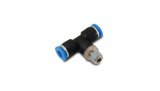 Vibrant Push Lock Vacuum Male Tee Fitting Tube OD 1/4in Male Thread 1/4in NPT thumbnail 3