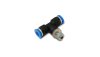 Vibrant Push Lock Vacuum Male Tee Fitting Tube OD 3/16in Male Thread 1/8in NPT thumbnail 4