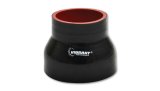 Vibrant Silicone Reducer Coupler 1.125in ID x 0.875in ID x 4.00in Long - Black thumbnail 3