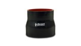 Vibrant Silicone Reducer Coupler 3.00in ID x 2.375in ID x 3.00in Long - Black thumbnail 2
