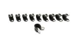Vibrant Stainless Steel Cushion P-Clamp for 0.3125in OD Hose (10 Pack) thumbnail 3