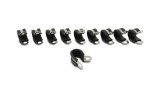 Vibrant Stainless Steel Cushion P-Clamp for 1.125in OD Hose (10 Pack) thumbnail 1
