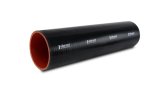 Vibrant Silicone Straight Hose Coupler 1.375in ID x 12.00in Long - Gloss Black thumbnail 1
