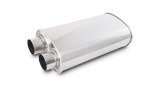 Vibrant Streetpower Oval Muffler 2.50in Inlet/Outlet (Same side) thumbnail 1