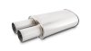 Vibrant Streetpower Oval Muffler w/3.00in Round Straight Cut Tip (2.50in Inlet) thumbnail 4