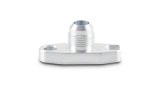 Vibrant 2.00in Bolt Hole -10AN Male Flare Aluminum Oil Drain Flange w/Crowfoot thumbnail 2