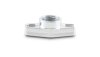 Vibrant 1/2in NPT Female 1.5in to 1.75in Bolt Hole Oil Drain Flange w/Crowfoot thumbnail 3