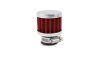 Vibrant Crankcase Breather Filter w/ Chrome Cap 1.25in 32mm Inlet ID thumbnail 5
