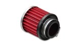 Vibrant Crankcase Breather Filter w/ Chrome Cap 1.5in 38mm Inlet ID thumbnail 6