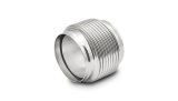 Vibrant SS Bellow Assembly w/ Solid Liner 4in inlet/outlet ID x 4in overall L Electro Polished thumbnail 2