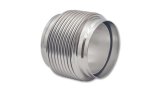 Vibrant SS Bellow Assembly w/ Solid Liner 4in inlet/outlet ID x 4in overall L Electro Polished thumbnail 7