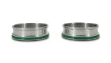 Vibrant Stainless Steel Weld Fitting w/ O-Rings for 2.5in OD Tubing thumbnail 4