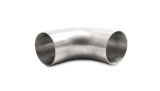 Vibrant 3.0in OD 4.33in Tangent Length T304 SS 90 Deg Mandrel Bend w/Extended Leg Length thumbnail 1