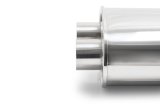 Vibrant Universal Streetpower 2.5in Stainless Steel Dual In-Out Oval Muffler thumbnail 6