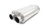 Vibrant Universal Streetpower 3in Stainless Steel Dual In-Out Oval Muffler thumbnail 8