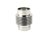 Vibrant 1.75in ID x 2.50in Long 321SS Electro Polished Motorsport Bellows w/Neck & Liner thumbnail 1