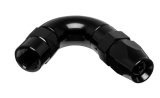 Vibrant -3AN 120 Degree High Flow Hose End Fitting for PTFE Lined Flex Hose - Aluminum thumbnail 2