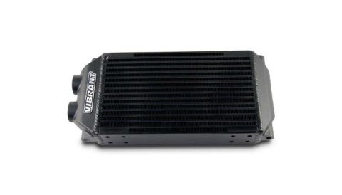 Vibrant Double Pass Oil Cooler Assembly 6in x 10in x 2in