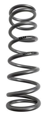 QA1 2-1/2in ID High Travel Spring - 10in Length x 175lbs/in - Silver Powder Coated thumbnail 2
