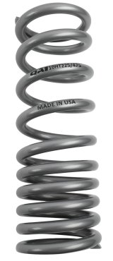 QA1 2-1/2in ID Variable Rate High Travel Spring - 10in Length x 225/475lbs/in - Silver Powder Coated thumbnail 1