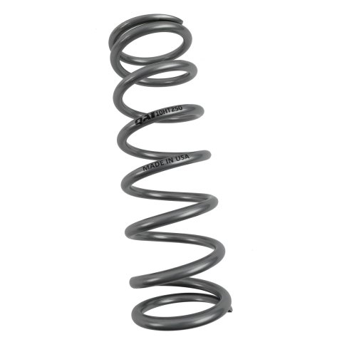 QA1 2-1/2in ID High Travel Spring - 10in Length x 250lbs/in - Silver Powder Coated thumbnail 1