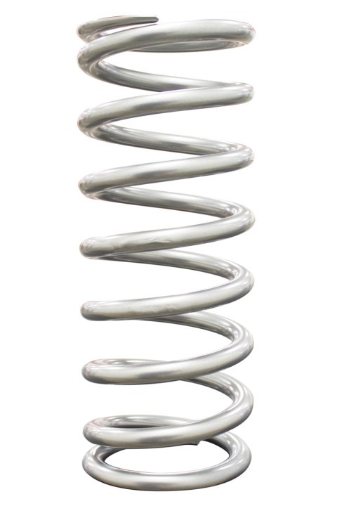 QA1 2-1/2in ID High Travel Spring - 10in Length x 300lbs/in - Silver Powder Coated thumbnail 5