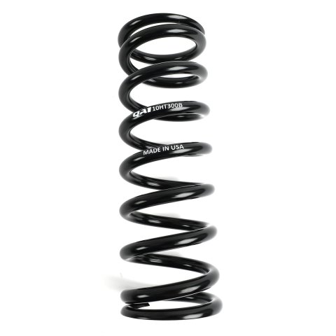 QA1 2-1/2in ID High Travel Spring - 10in Length x 300lbs/in - Black Powder Coated thumbnail 1