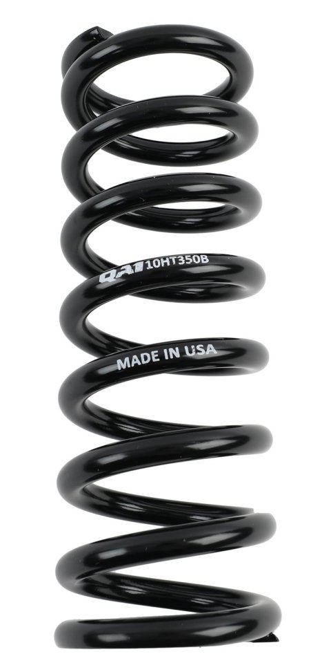 QA1 2-1/2in ID High Travel Spring - 10in Length x 350lbs/in - Black Powder Coated thumbnail 2