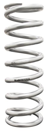 QA1 2-1/2in ID High Travel Spring - 10in Length x 550lbs/in - Silver Powder Coated thumbnail 3