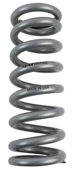 QA1 2-1/2in ID High Travel Spring - 10in Length x 600lbs/in - Silver Powder Coated thumbnail 2