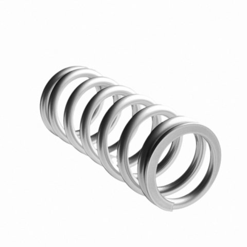 QA1 2-1/2in ID High Travel Spring - 10in Length x 850lbs/in - Silver Powder Coated thumbnail 3