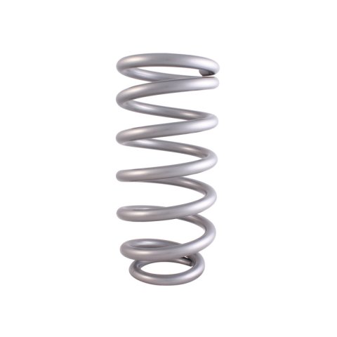 QA1 4-1/8in ID Tapered High Travel Spring - 10in Length x 350lbs/in - Silver Powder Coated thumbnail 4