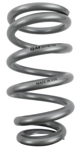 QA1 4-1/8in ID Tapered High Travel Spring - 10in Length x 750lbs/in - Silver Powder Coated thumbnail 2