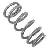 QA1 3-1/2in ID Tapered High Travel Spring - 10in Length x 350lbs/in - Silver Powder Coated thumbnail 1